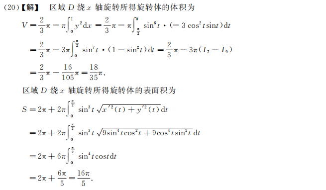 2020考研数学真题解析