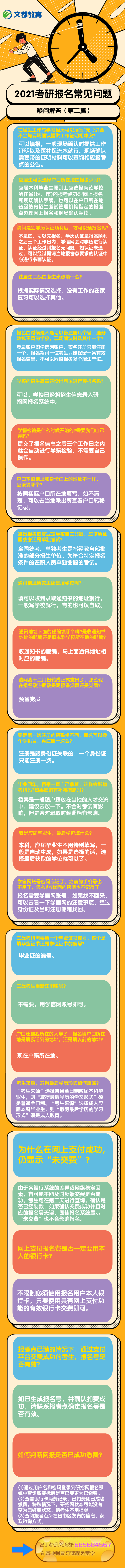 2021考研常见问题解决办法汇总