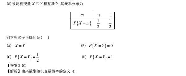 2017年考研数学一冲刺模拟题