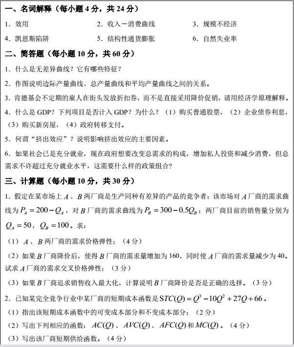 宁波大学2015年金融学考研真题