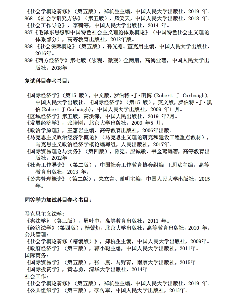 武汉科技大学文法与经济学院2021研究生招生专业目录