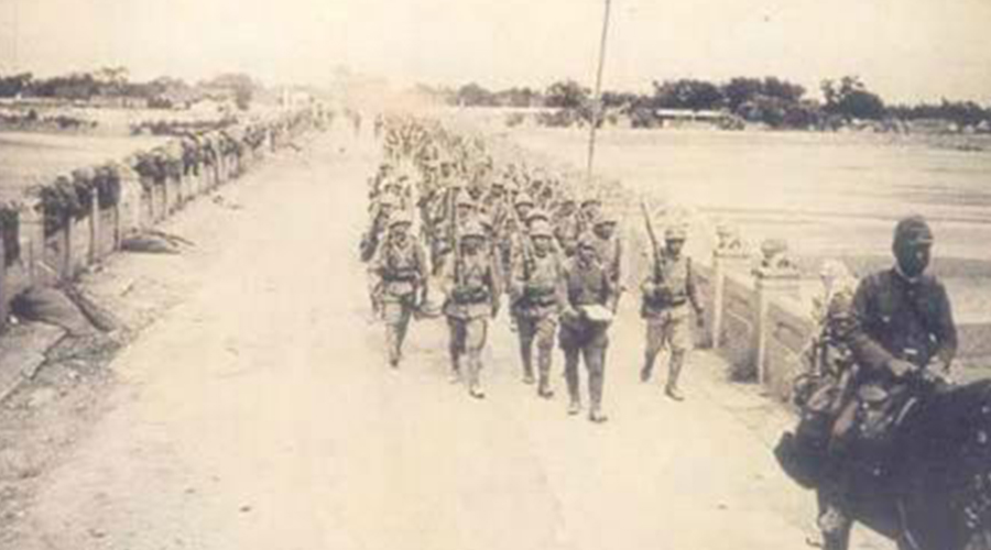 日军铁蹄踏上卢沟桥