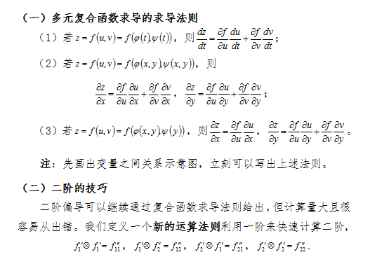 2018考研数学复习:三分钟解决偏导数计算的解答题