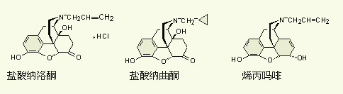 在具有刚性结构的吗啡,吗啡喃类,苯吗喃类,14-羟基二氢吗啡酮等分子