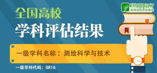 全国第四轮学科评估结果：测绘科学与技术学科高校排名