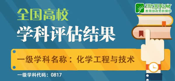 全国第四轮学科评估结果：化学工程与技术学科高校排名