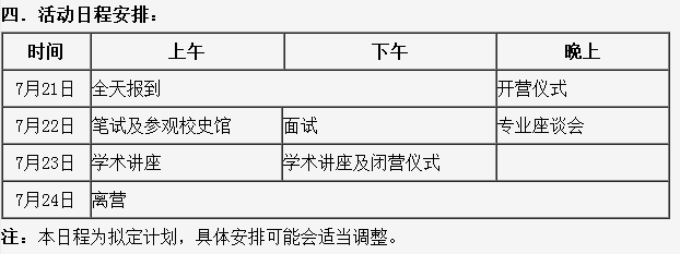 四川大学化学学院2019保研夏令营通知