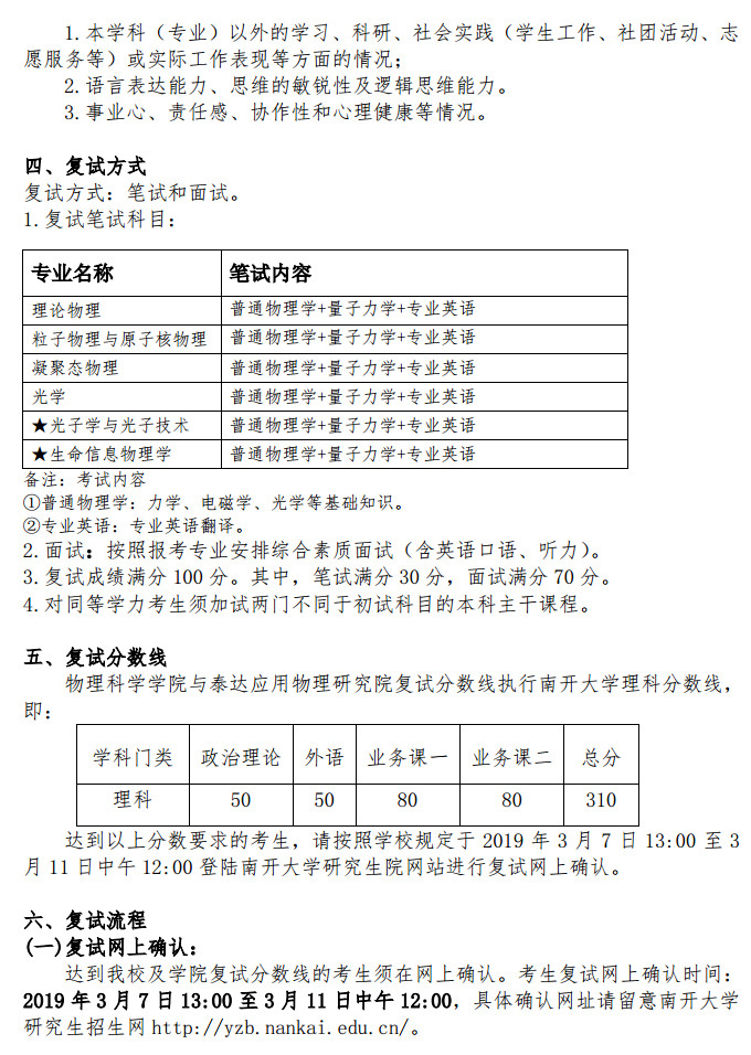 2019考研复试时间