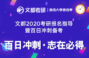 文都2020考研政治冲刺备考规划(李颖)
